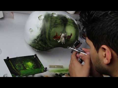 Enchanted forest - Deep tropical jungles - Airbrush Stencils